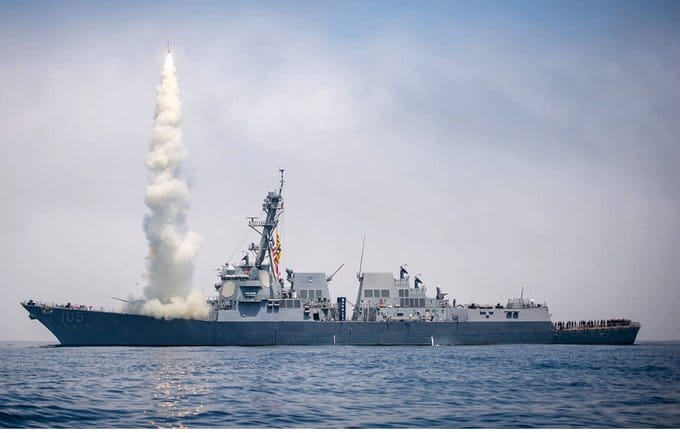 美國海軍近日宣布未來數年內計畫採購 1345 枚最新型艦戰斧導彈 ( Block Va ) ，總成本約 44.5 億美元。 圖:擷自X帳號@ClearanceJobs