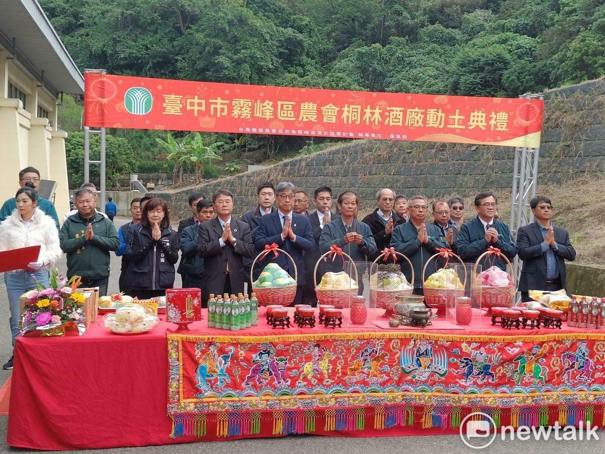 農業部長陳駿季出席動土典禮。 圖：唐復年/攝