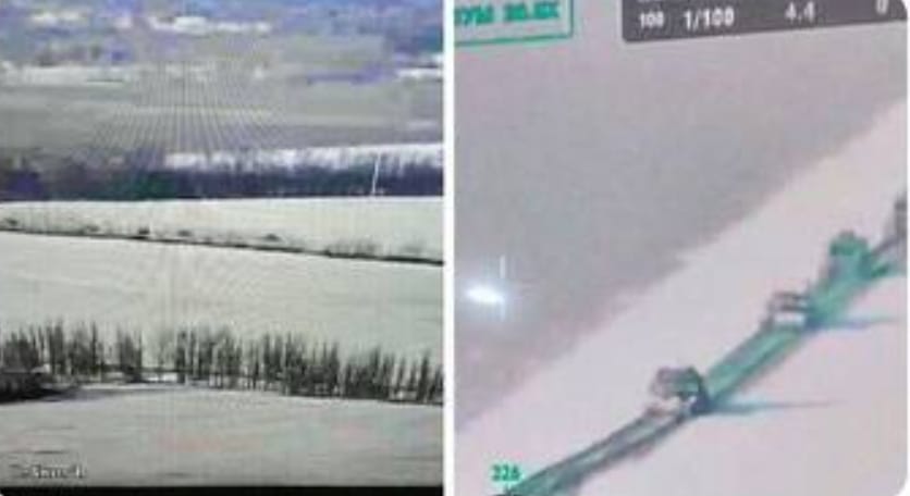 俄國媒體拍到大批烏軍裝甲縱隊朝著庫爾斯克前進。