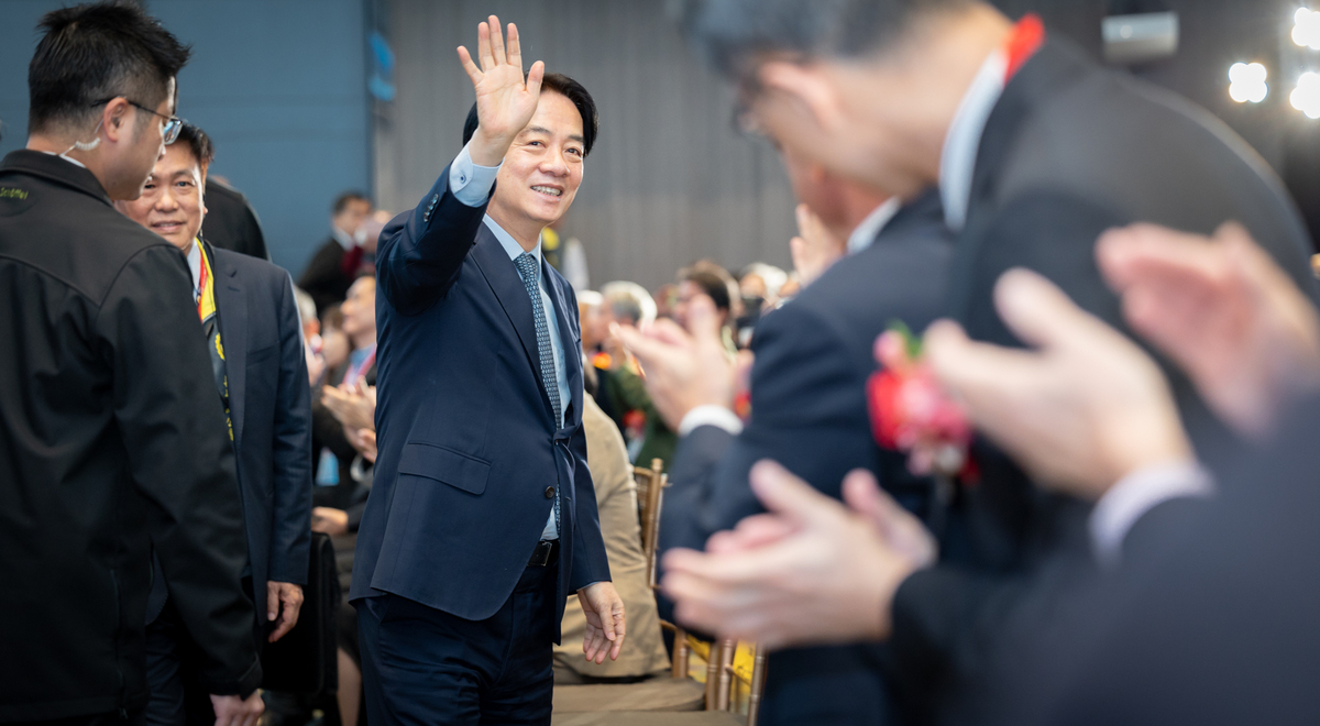 總統賴清德出席第53屆獸醫師節慶祝大會。 圖：總統府提供