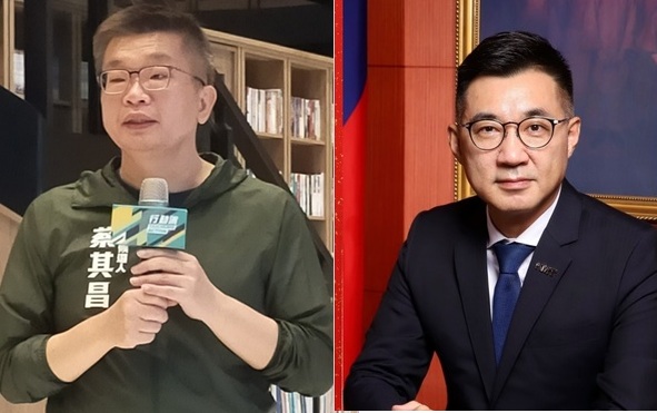 2026台中市長選舉熱門人選，民進黨蔡其昌(右)VS國民黨江啟臣。 新頭殼合成