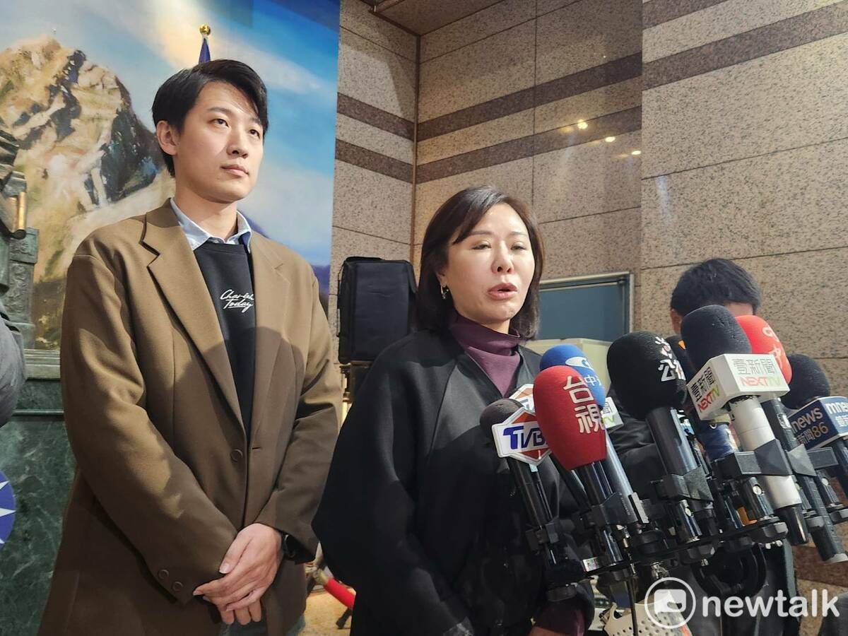 國民黨文傳會主委李彥秀回應罷免議題。 圖：黃建豪/攝