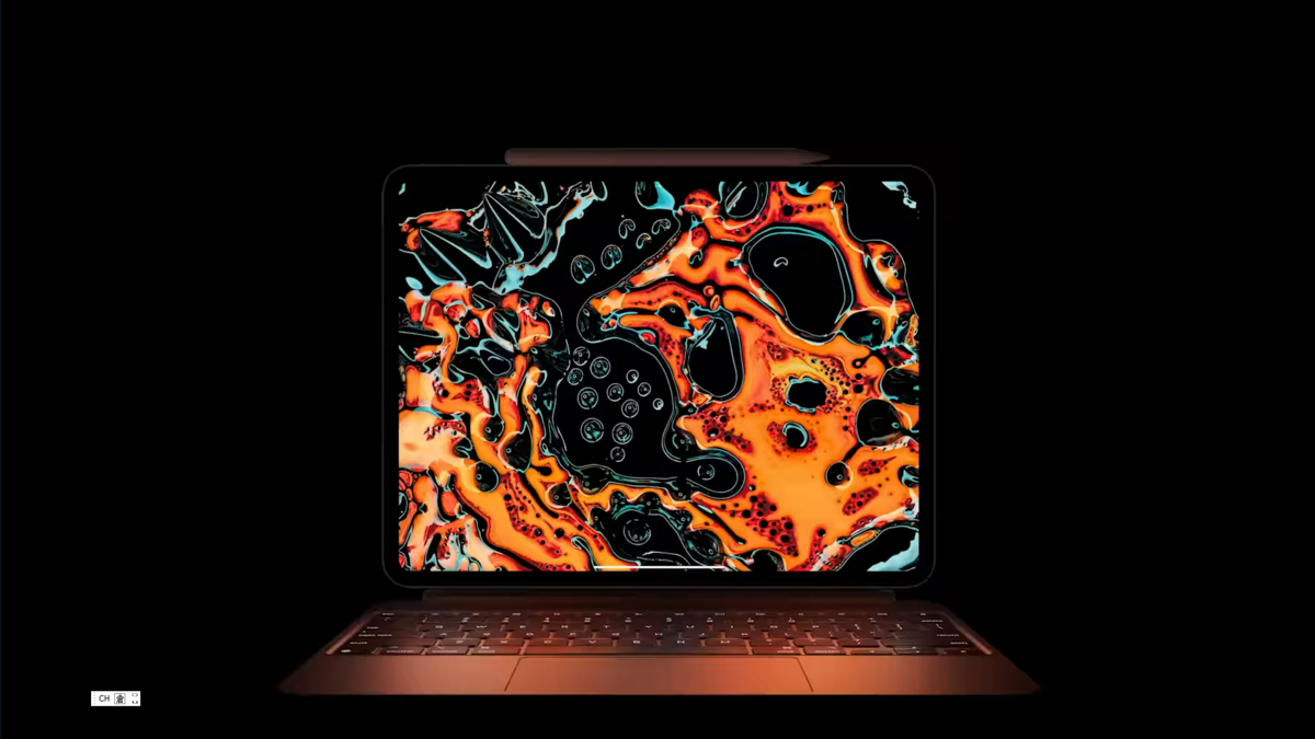 據外媒透露，可望於今年3-4月推出的iPad 11 ，除了實惠之外，蘋果正在為 iPad 11 和 iPad Air 開發全新的巧控鍵盤配件。預計將提供近乎iPad Pro 操作體驗。（圖為iPad Pro搭載巧控鍵盤配件示意) 圖：翻攝自蘋果官網
