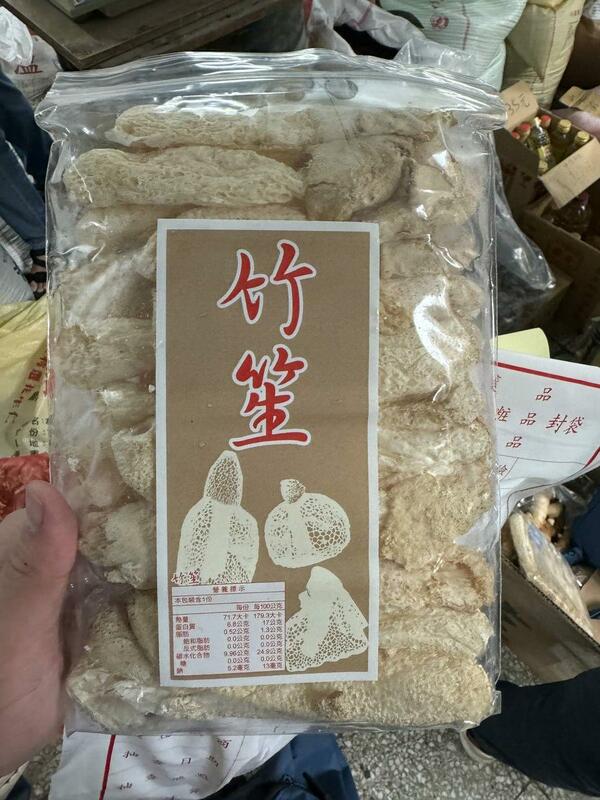 衛生局表示，除了生鮮蔬果農藥殘留超標外，就連竹笙、菇類產品也檢驗出重金屬殘留。 圖：台北市政府衛生局／提供