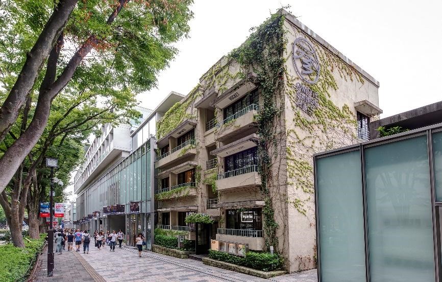 「同潤館」作為再生項目，原同潤會青山公寓的舊建築。 圖：©OMOTESANDO HILLS／提供