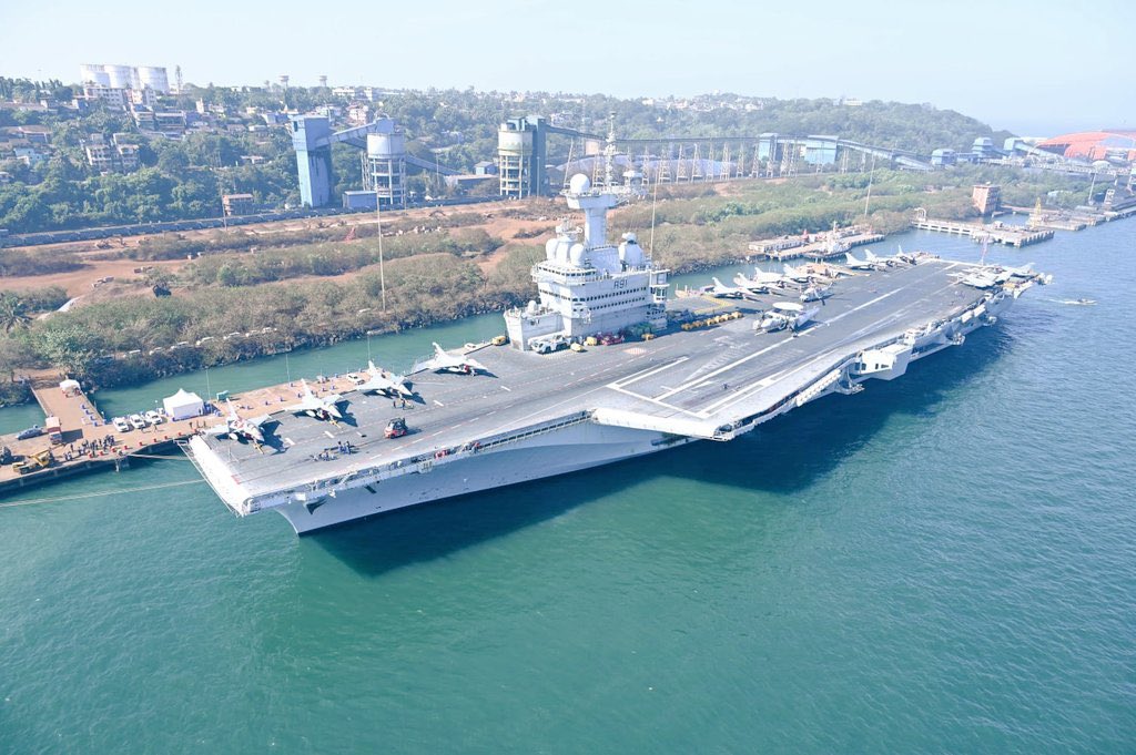戴高樂號航母戰鬥群目前已經抵達印度。 圖：截自「x」@WarshipCam
