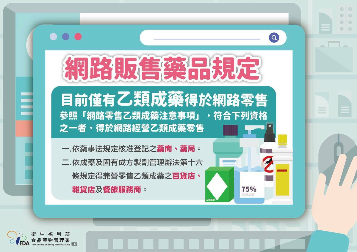 乙類成藥如清涼劑、外用軟油膏等，則可在一般商店及網路購買。 圖：食藥署 ／ 提供