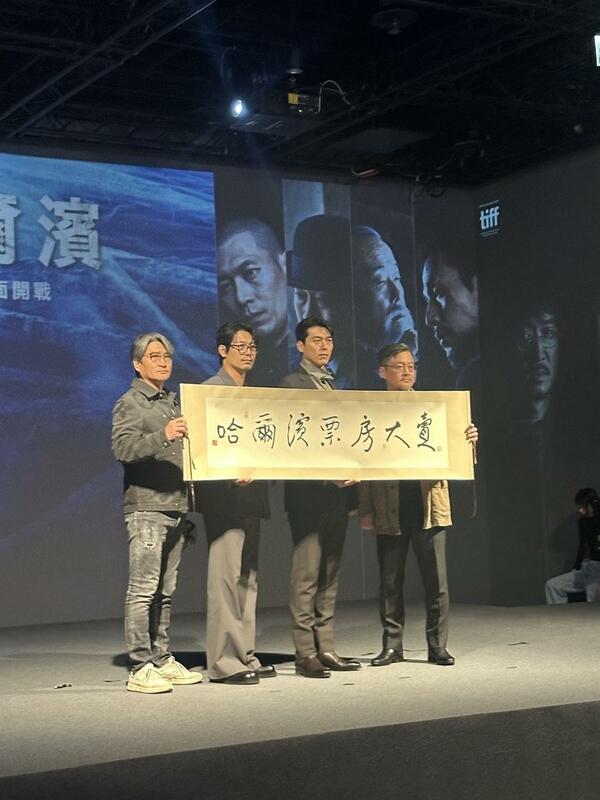 南韓影帝玄彬睽違5年來台宣傳戰爭鉅片《哈爾濱》，他分享飾演安重根的心得及橫跨8萬公里的拍攝經歷，電影將於1月29日上映。 圖：阿悠／攝影