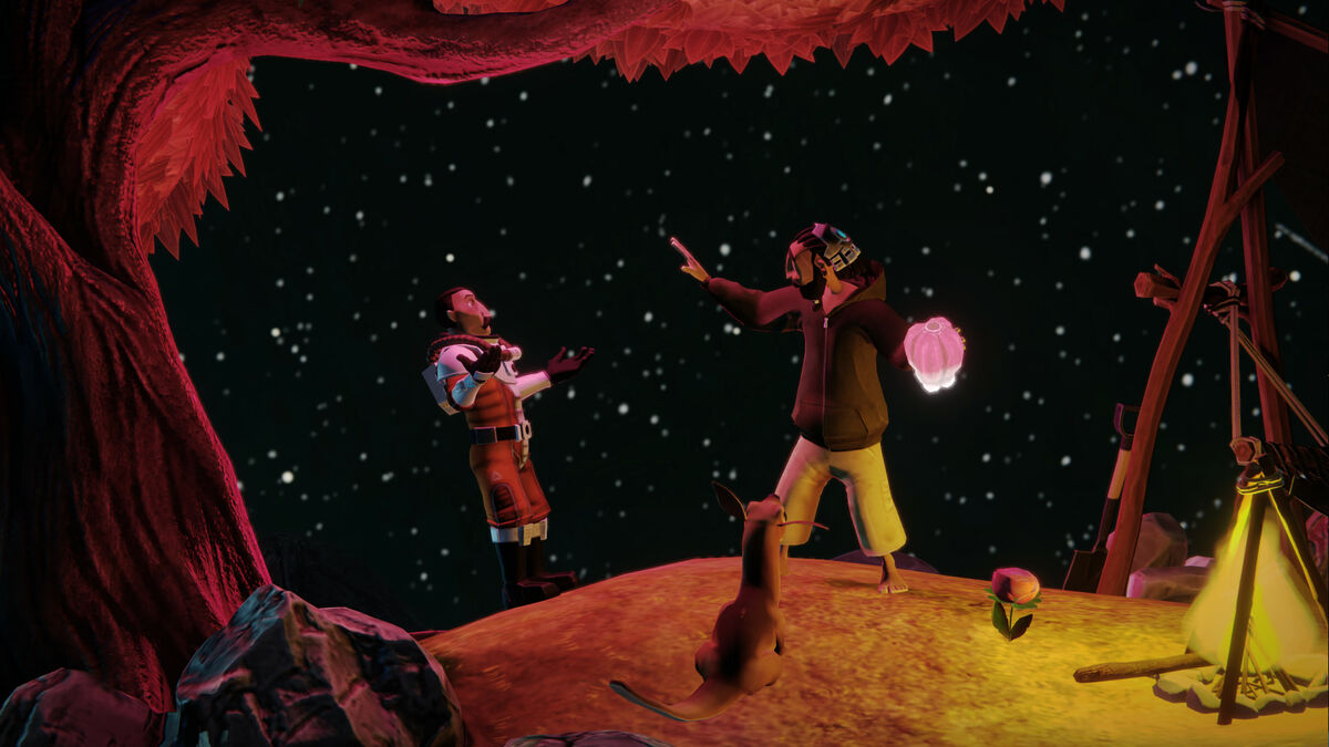 《奧托的奇幻星球》以奧托和他的外星狗狗為主角。 圖：高雄市文化局提供