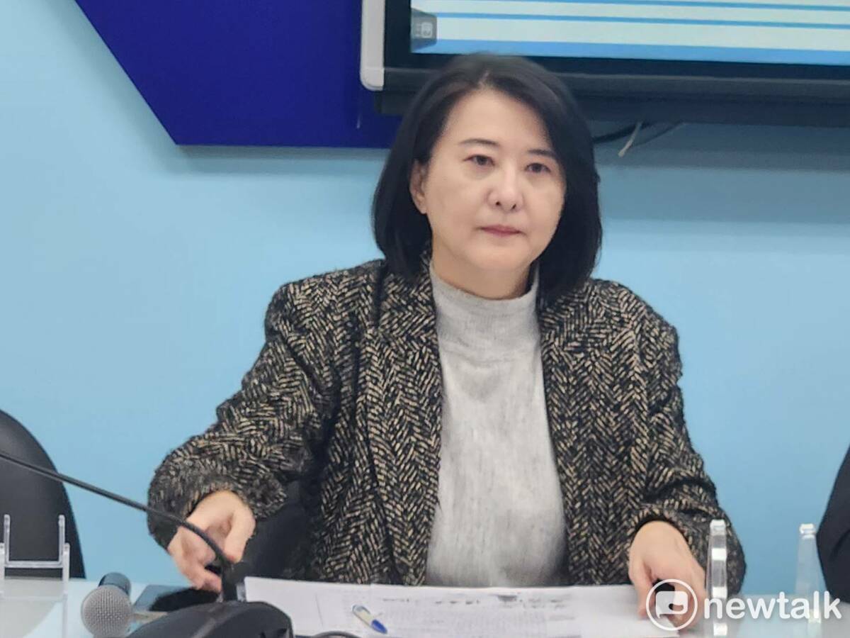 國民黨團副書記長王鴻薇說明提案刪除公視預算爭議。 圖：黃建豪/攝（資料照）