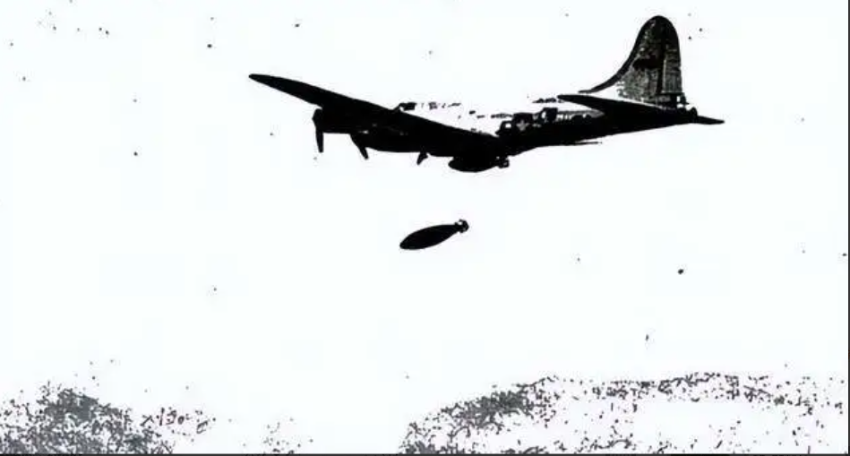美國投放 T29 滅火炸彈。 圖：翻攝自軍武次位面