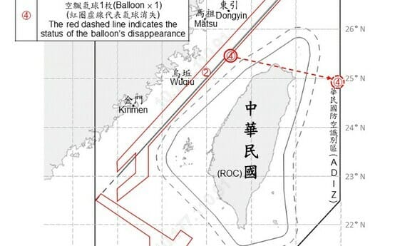 17共機.6共艦.1空飄氣球擾台 13架次逾越中線