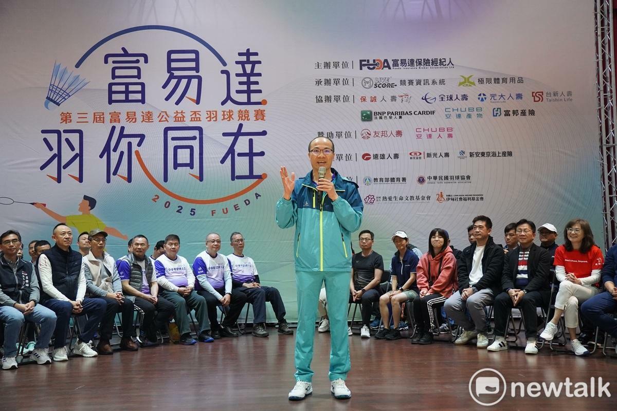 張志成董事長表示，希望透過此次活動，邀請更多異業單位攜手合作，激勵更多人投入公益行列，讓這份愛心在新年到來前傳遞給需要幫助的弱勢團體。 圖：唐復年/攝