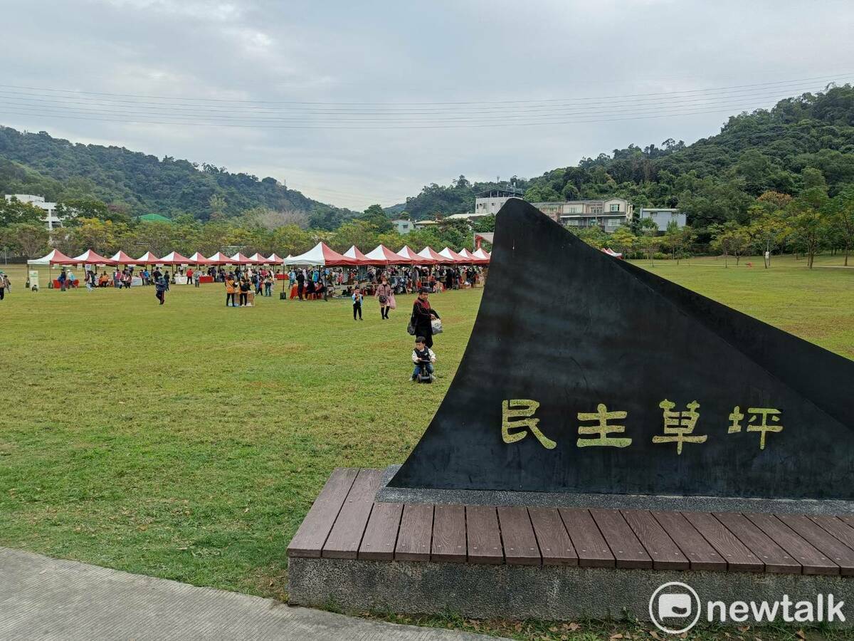立法院民主草坪將大變身，成為霧峰發展觀光的重心。 圖：唐復年/攝