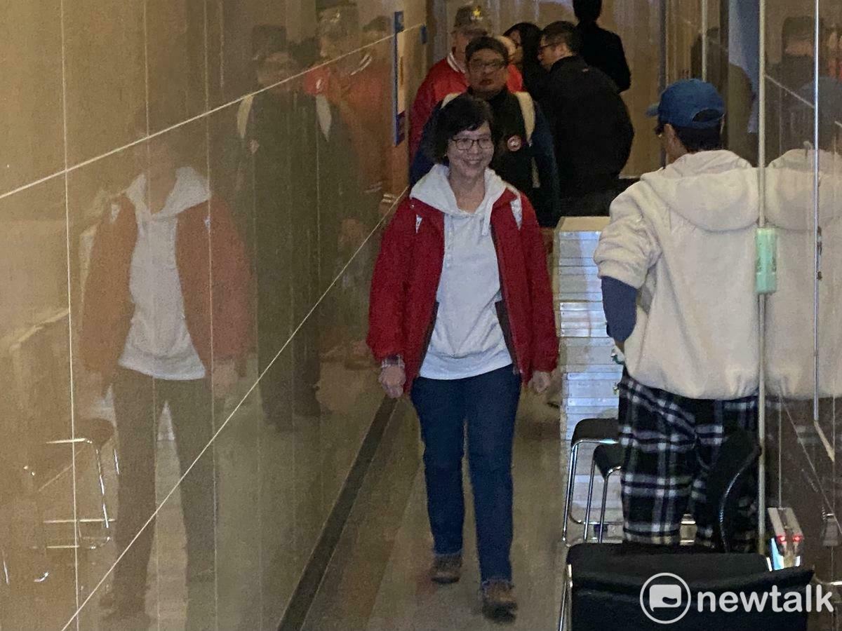 爭取民眾黨主席的前立委蔡壁如今當選中央委員。 圖：周煊惠 / 攝