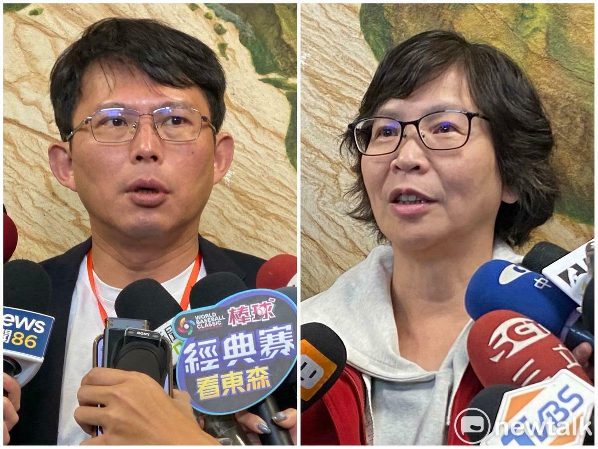 民眾黨主席補選預計2月15日登場，民眾黨代理主席兼黨團總召黃國昌（左）、前立委蔡壁如（右）表態有意角逐。 圖：新頭殼合成照（周煊惠 / 攝）