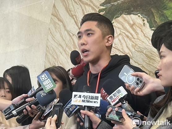 民眾黨新北市議員陳世軒。 圖：周煊惠 / 攝