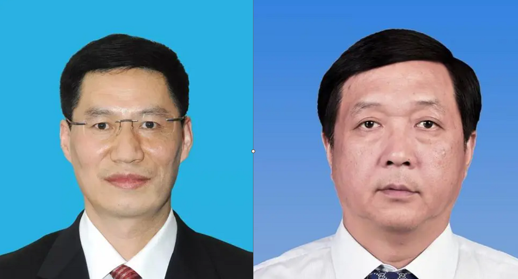 中國航空工業集團總經理郝照平（圖左）、副總經理楊偉（圖右）都遭到免職。 圖：翻攝自百度百科（新頭殼合成）