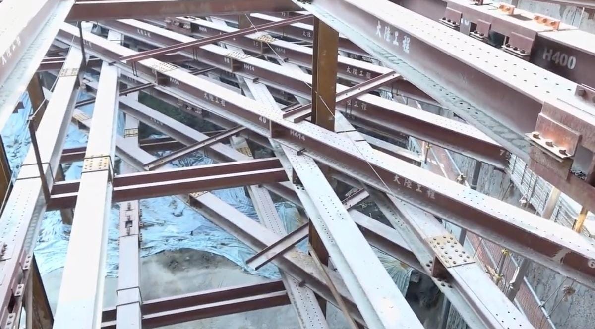 北環段的北機廠位於新北市三重區集賢環保公園，開挖深度最深達22.32公尺、約7層樓高。 圖：新北市政府/提供