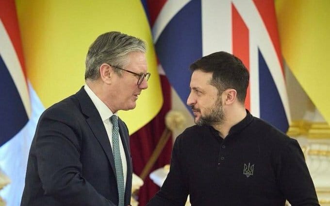 (影) 當年布達佩斯協議只剩他力挺! 英相突訪烏 承諾提供66億美元軍援