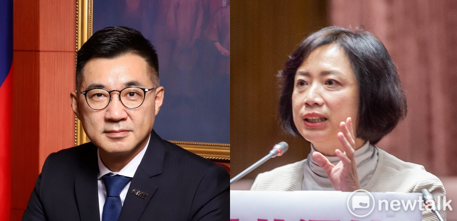 何欣純批江啟臣未維持議事超然中立的態度與格局。 圖：新頭殼合成