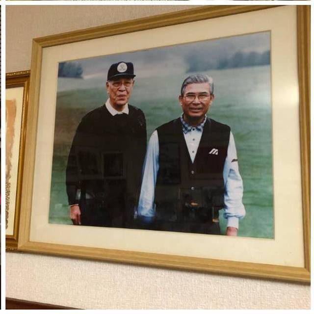 陳清波與前總統李登輝合照。 圖/截自陳清波IG