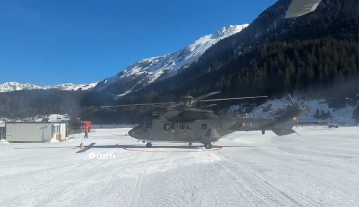 烏克蘭總統澤連斯基昨（21）日抵達瑞士達沃斯，下一屆世界經濟論壇於 20 日在該地開幕 圖：翻攝自 rainbow7852 X 帳號