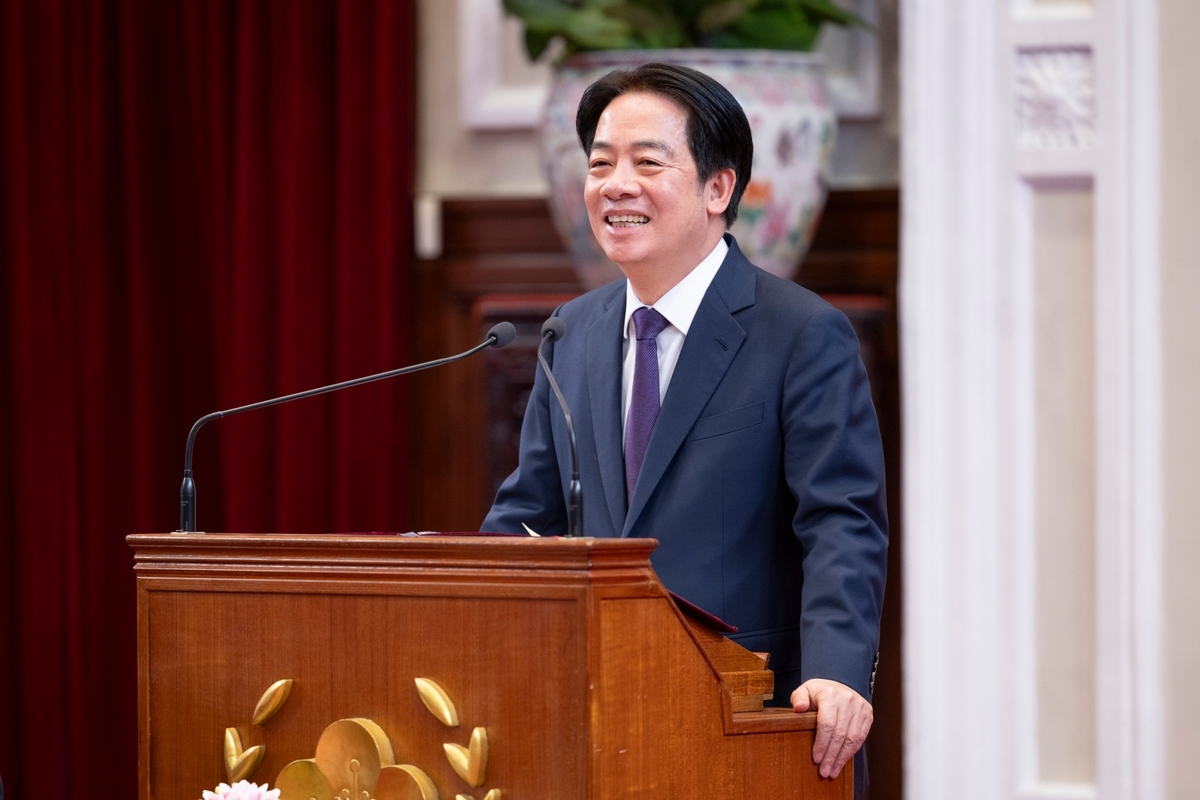總統賴清德將宣布我國2032、2035年新減碳目標。 圖：總統府提供