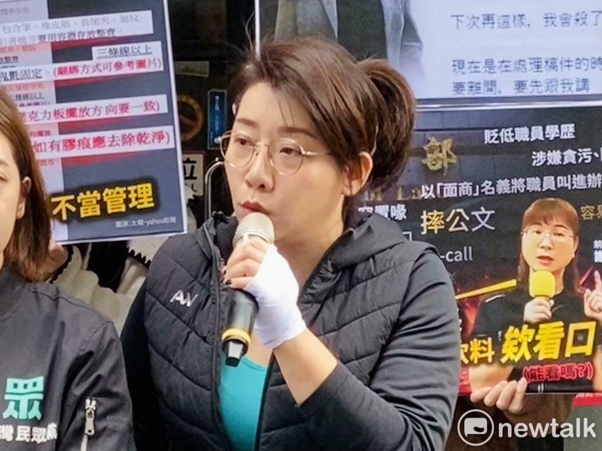 民眾黨台北市議員林珍羽。 圖：周煊惠 / 攝（資料照）