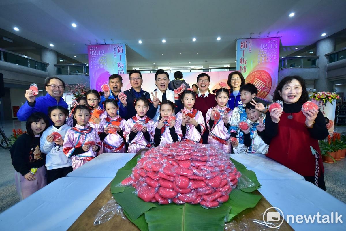 立法院副院長江啟臣要在立法院舉辦台中新丁粄節的記者傳會。 圖：唐復年/攝