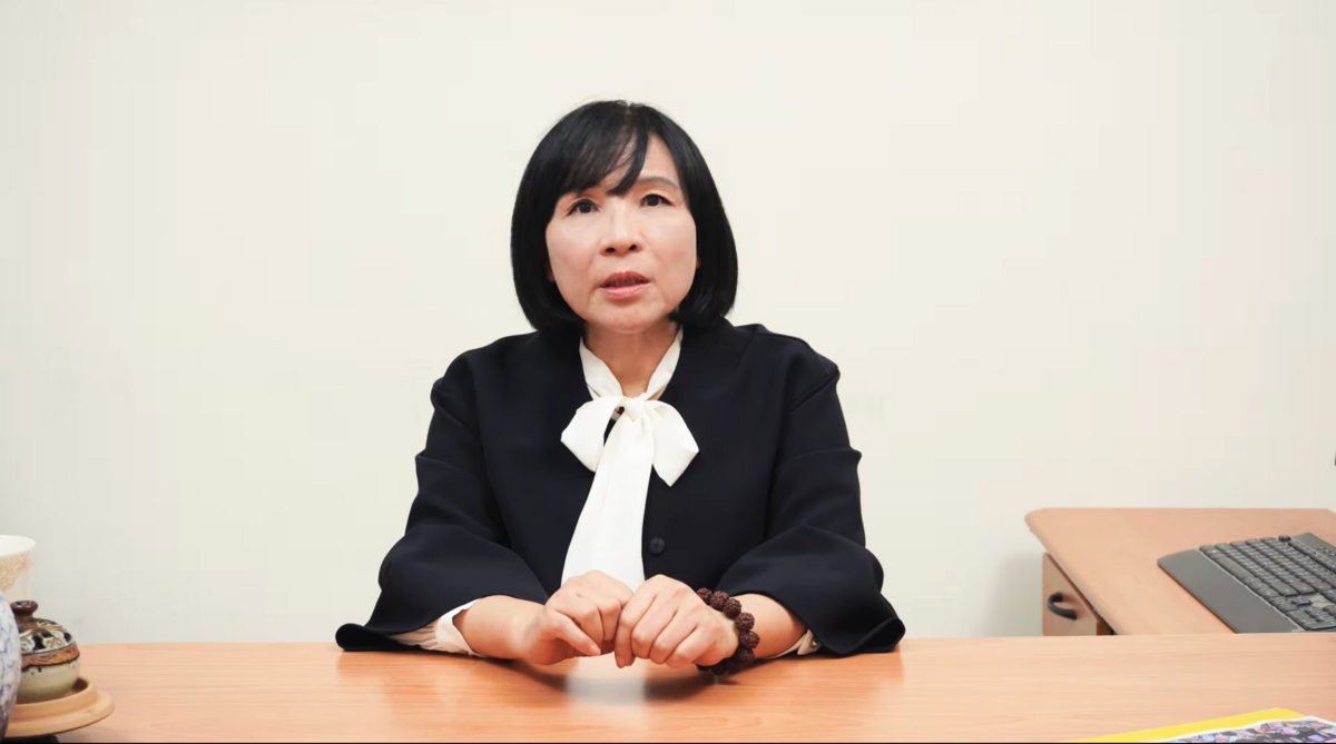 2014年柯文哲競選台北市長選戰募款委員會執行長鄭淑心。 圖：翻攝自臉書