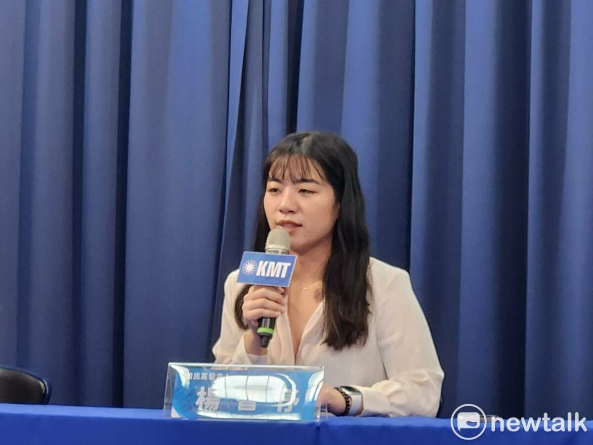國民黨發言人楊智伃。 圖：黃建豪/攝（資料照）