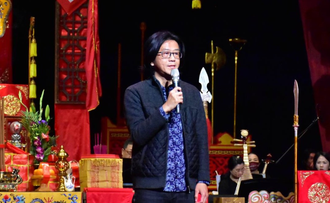 台灣豫劇團代理團長呂仁華表示封箱儀典代表對過去一年演出成果的總結與感恩。 圖：台灣豫劇團提供