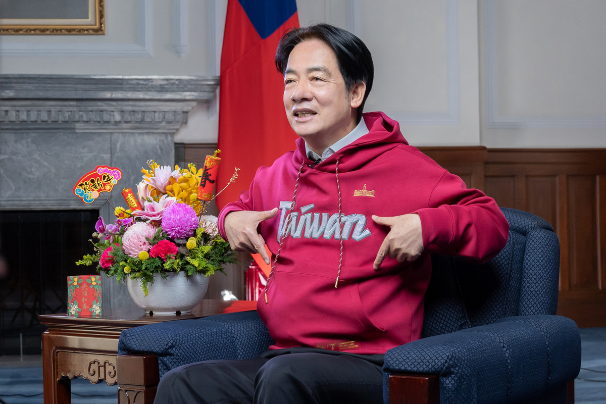 賴清德總統說，「我也會堅定地落實三大使命，維護國家生存發展，保護國人生命財產安全，照顧2,300萬人民的生活」，讓「台灣尚勇」！ 圖：總統府提供
