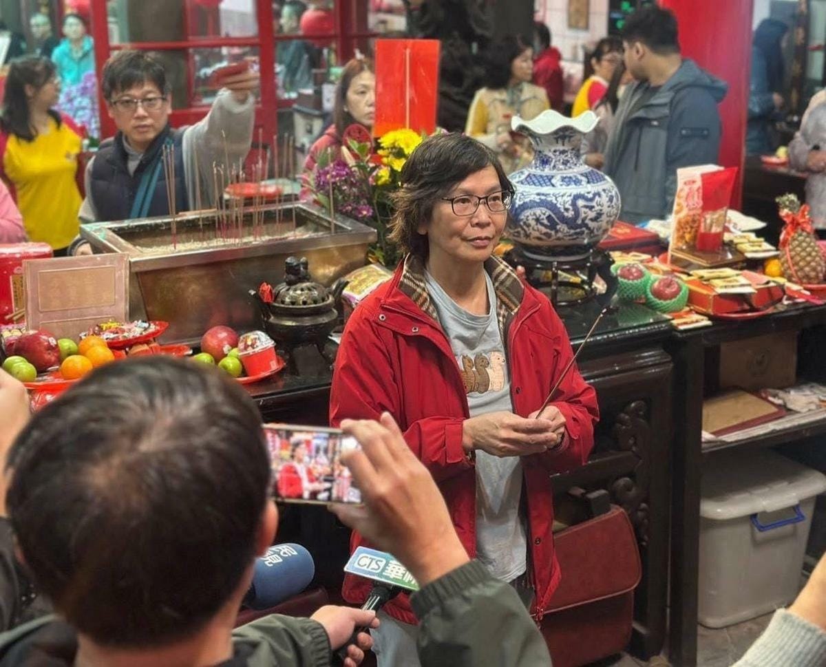 蔡璧如相信柯文哲也會採取和她一樣的做法。 圖：取自蔡壁如臉書
