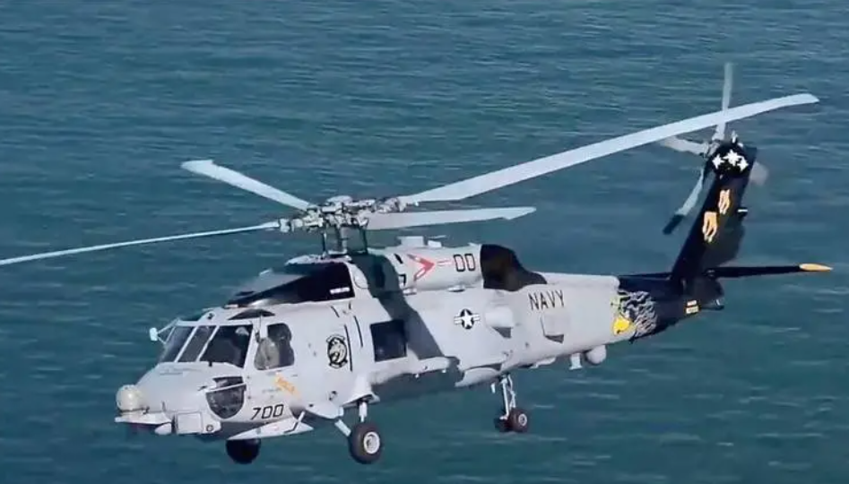 美國 MH-60R 直升機。 圖：翻攝自貓哥工作室