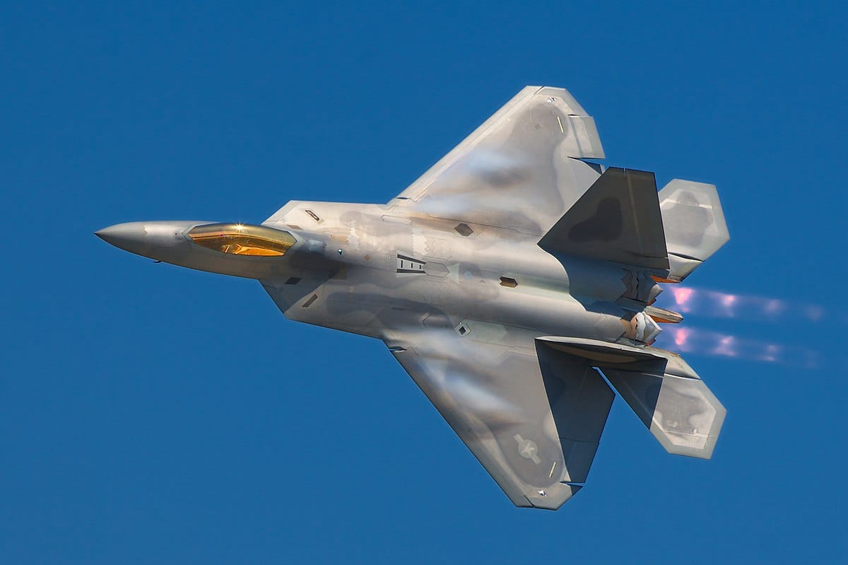 美軍F-22戰機。 圖 : 翻攝自維基百科