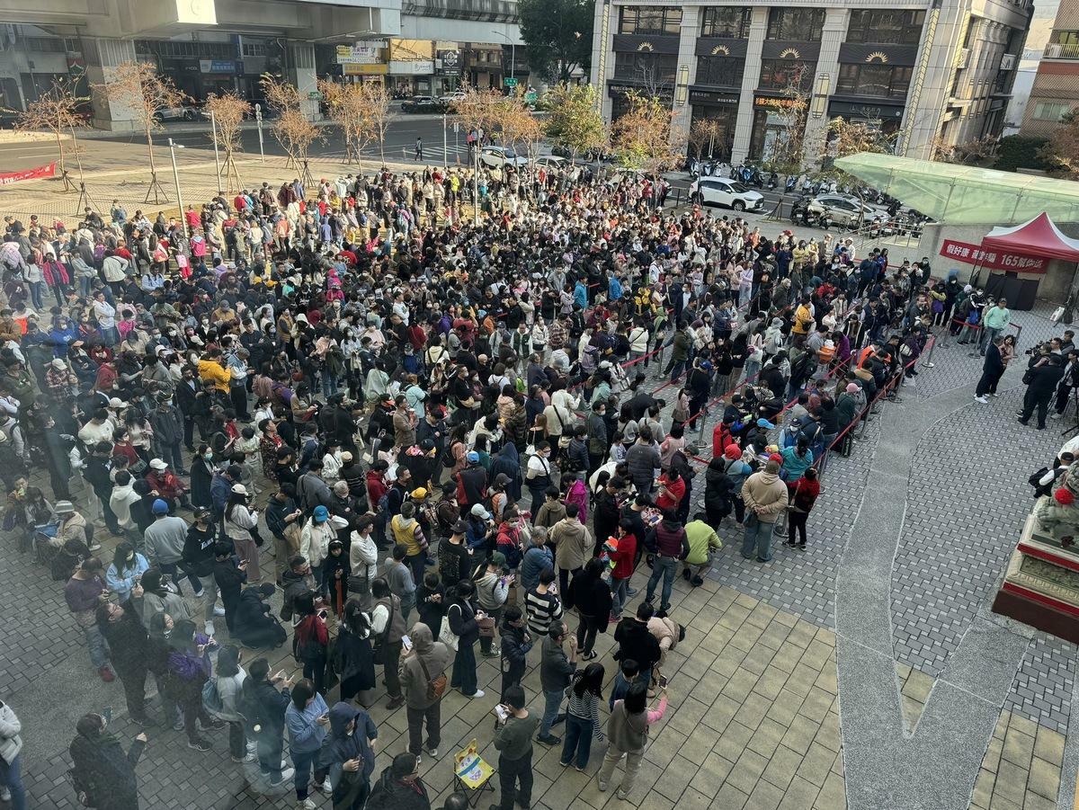 水安宮廣場湧入逾5000人。 圖：蔡其昌服務處/提供