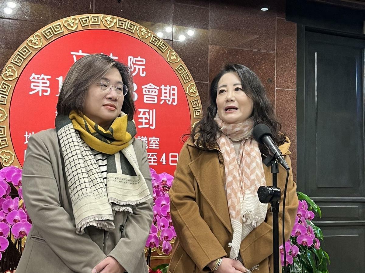 黃國昌批政院已覆議掩護大罷免，吳思瑤反嗆，當國民黨延宕法案不公告時，你在哪？ 圖：金大鈞／攝