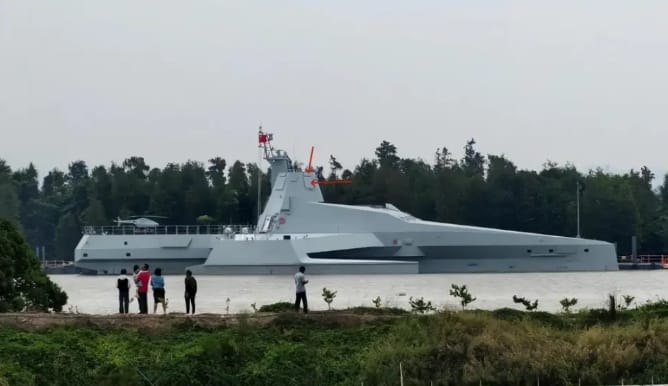 中國虎鯨無人艇。 圖 : 翻攝自國平視野