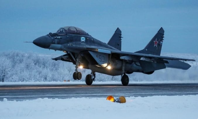 俄軍米格-29KUBR戰鬥機。 圖 : 翻攝自零度Military