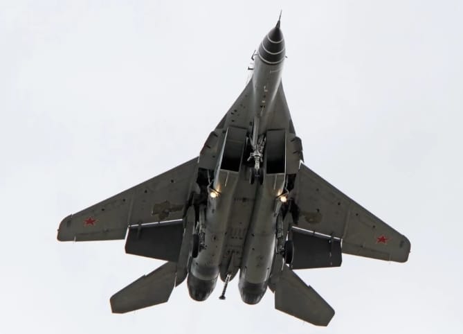 俄軍米格-29KUBR 戰鬥機。 圖 : 翻攝自零度Military 圖 : 翻攝自零度Military