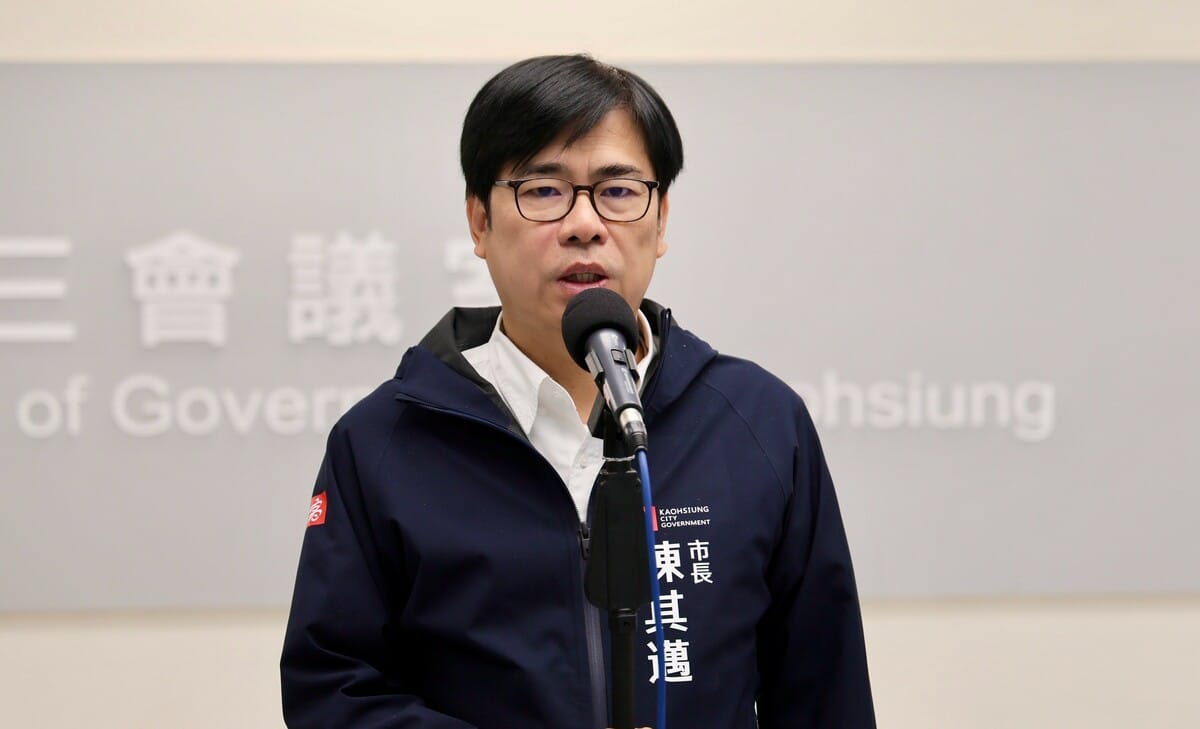 陳其邁表示目前高雄庫存疫苗剩下約8000支，但600多家診所備有足量克流感等抗病毒藥物。 圖：高雄市新聞局/提供（資枓照）