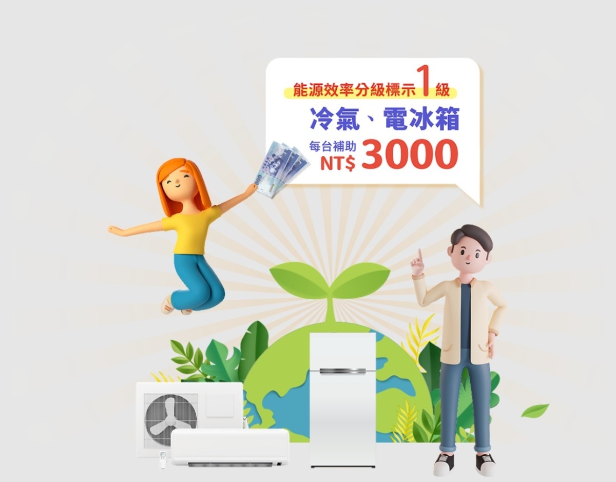 經濟部能源署節能家電補助，傳出預算遭凍結兩成，恐減損民眾權益。 圖：翻攝save3000.moeaea.gov.tw