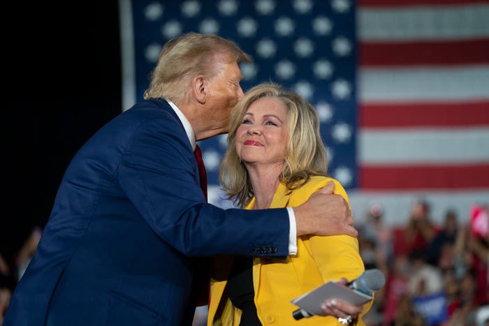 美國共和黨籍聯邦參議員布萊克本（Marsha Blackburn）。 圖：翻攝布萊克本X（前推特）