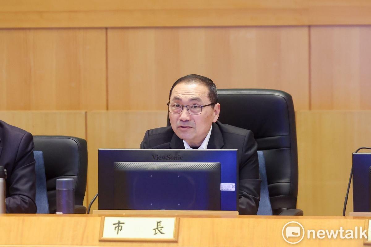 侯友宜認為，新北市長人選是否藍白共推，最重要還是要尊重新北市民的選擇。 圖：林昀真/攝