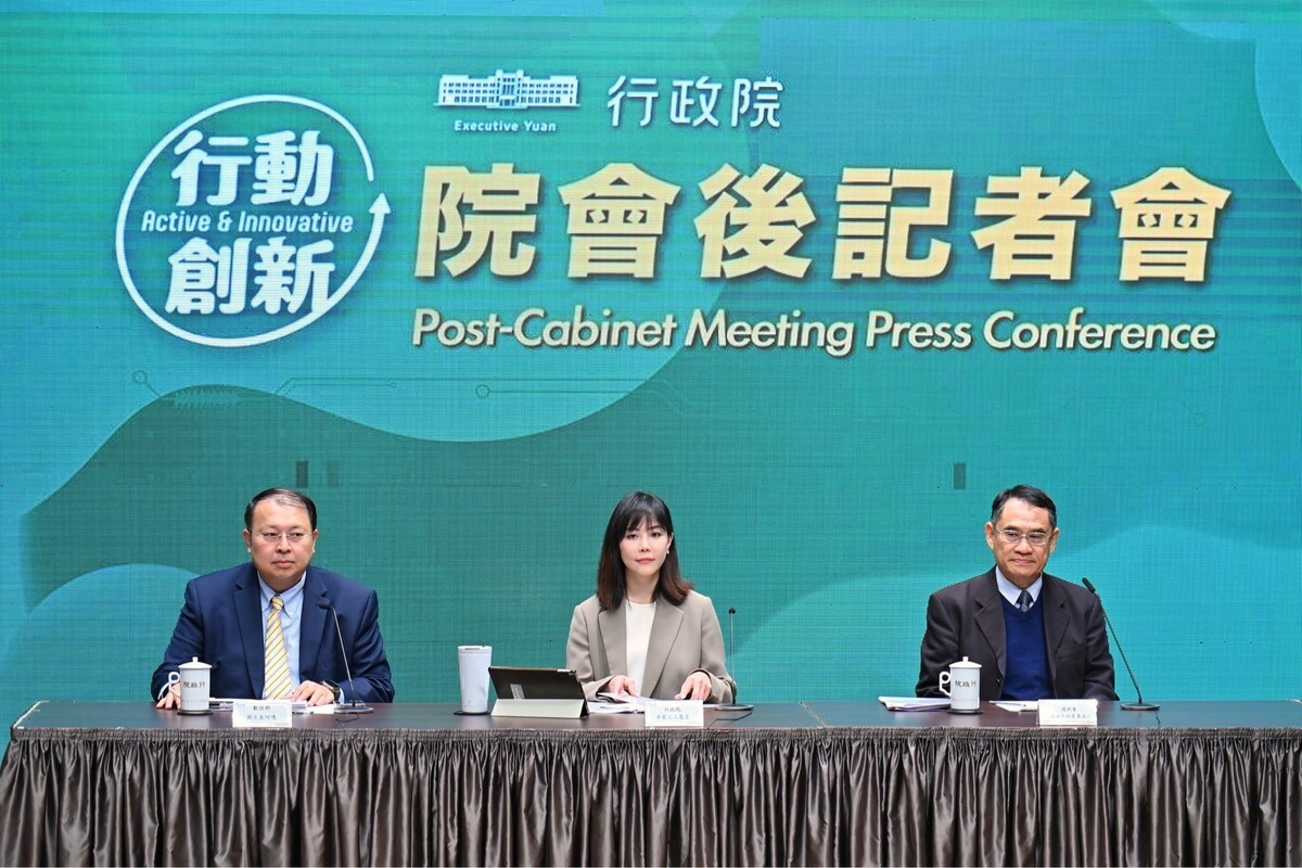 行政院今（6）日召開院會後記者會。 圖：行政院提供