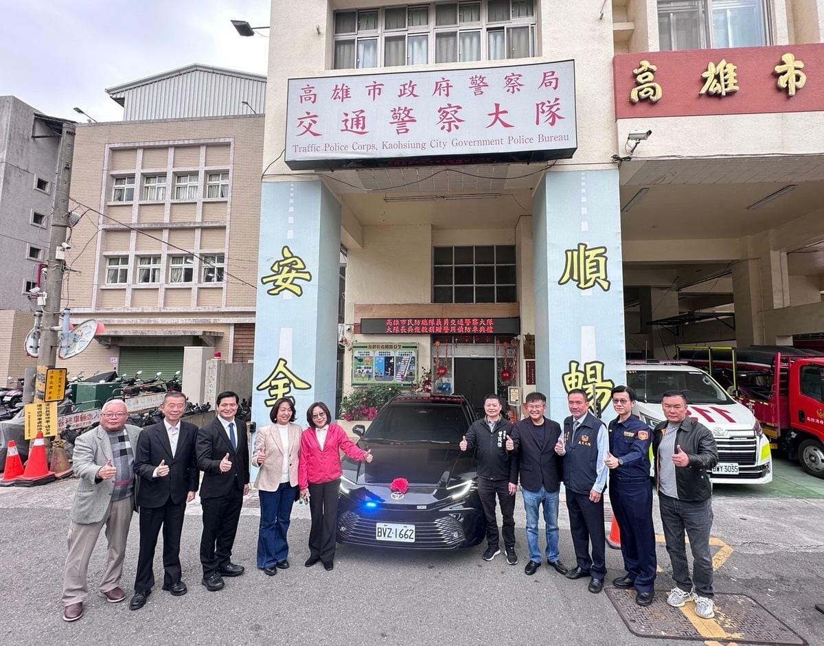 全新偵防車讓警察在執勤時更有保障。 圖：高雄市政府警察局交通警察大隊提供