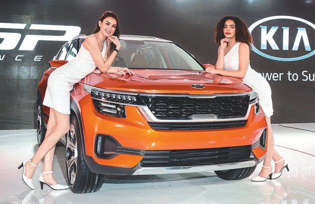 Kia汽車主打小型運動型多功能汽車（SUV），積極開拓13億人口的印度市場。 圖 : 翻攝自bjk@donga.com