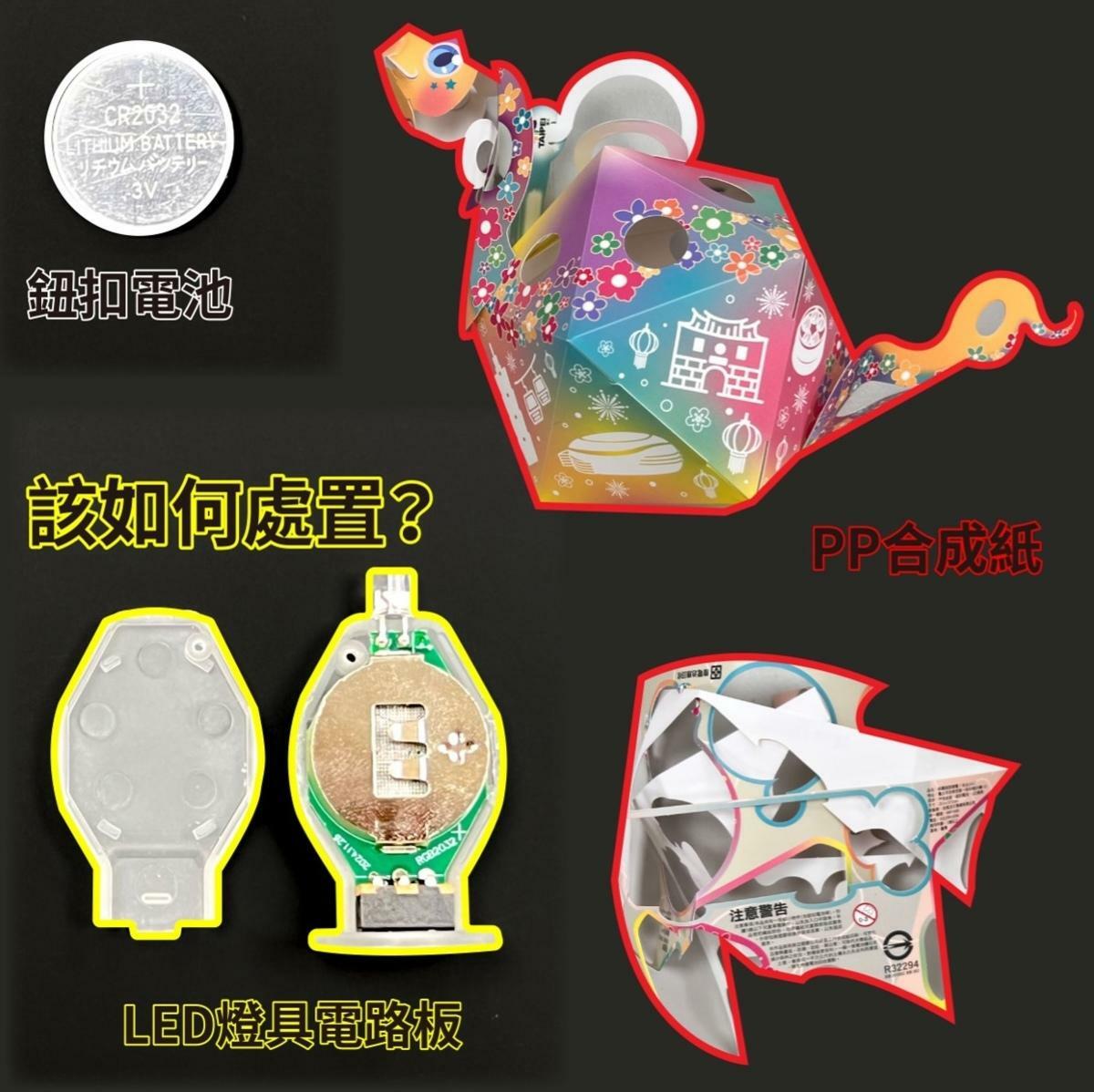 北市府今年恢復發放小提燈，今年推出以蛇年為主題的「台北小Q」。 圖：黃瀞瑩議員辦公室 / 提供